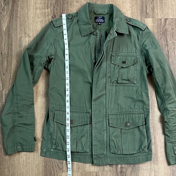 J.Crew Vintage Relaxed Boyfriend Olive Field Jacket Sz XS - Picture 7 of 14